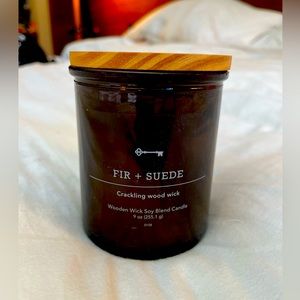 Fir + Suede candle